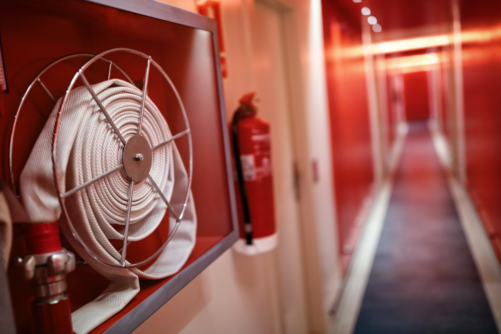Fire,Extinguisher,And,Fire,Hose,